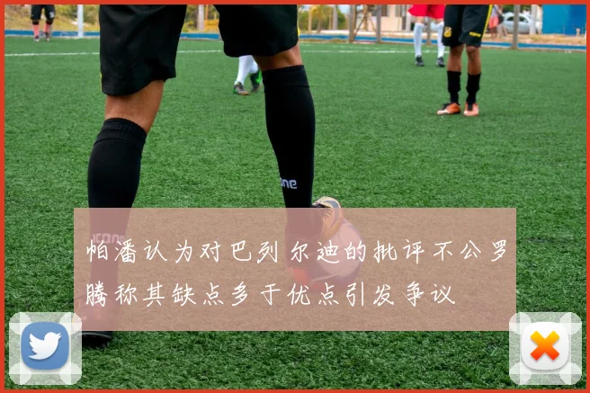 帕潘认为对巴列尔迪的批评不公罗腾称其缺点多于优点引发争议